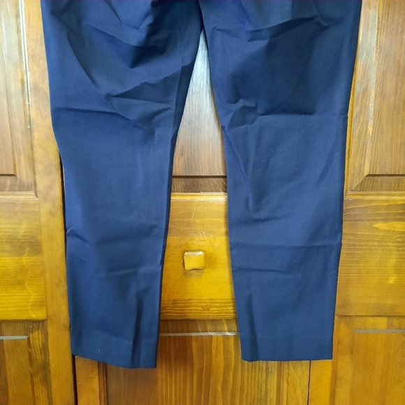 🛍 Banana Republic Factory Sloan Slim Pant navy blue trouser 988582 size 14 - Picture 10 of 14